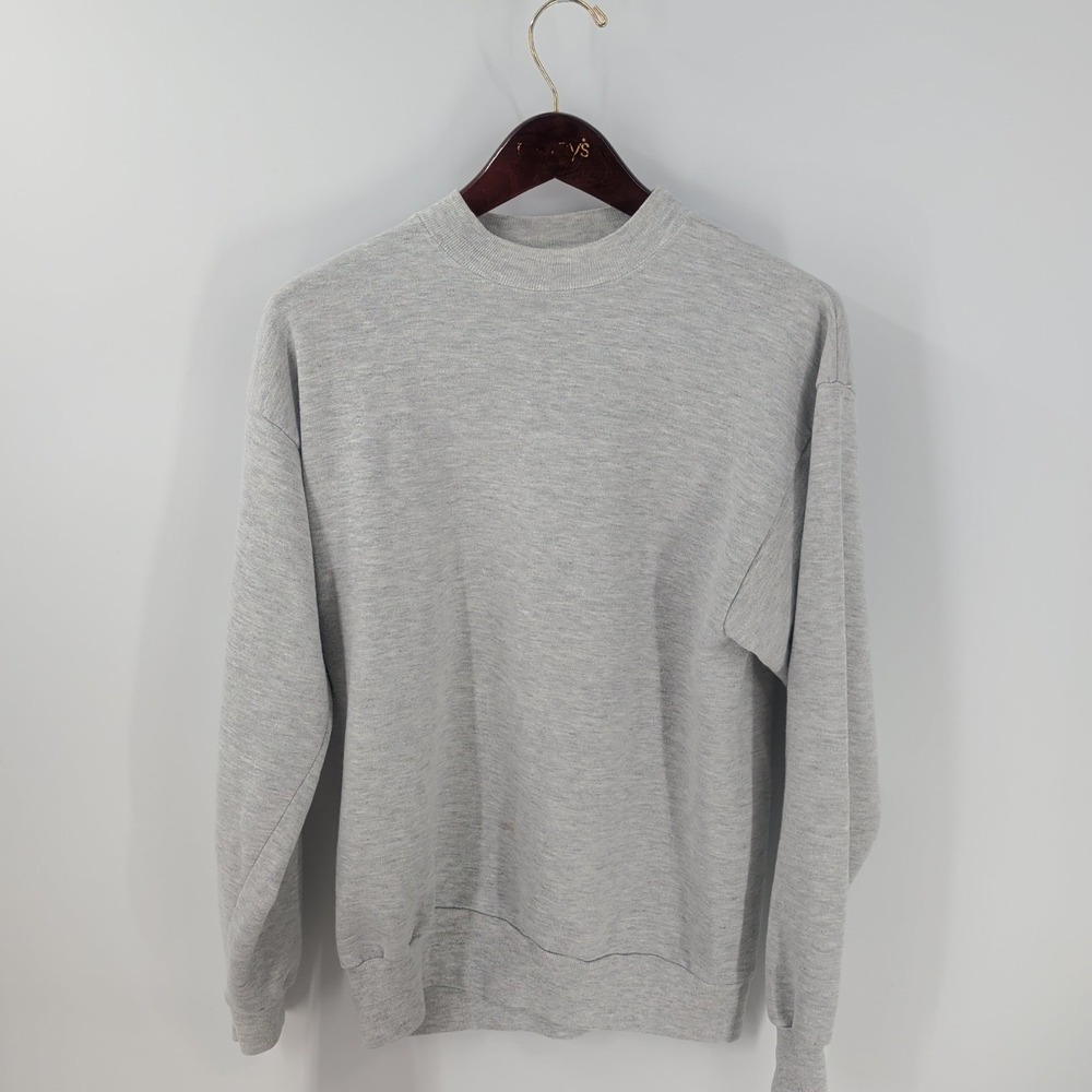 Vintage Y2K Hilltop Sportswear Classic‎ Pullover Sweatshirt Heather Gray Size L